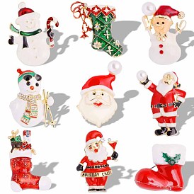 Halloween snowman Christmas old man corsage drip oil socks brooch costume accessories brooch