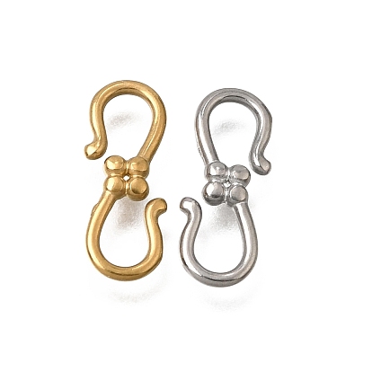 304 Stainless Steel S-Hook Clasps, Double Snap Hook