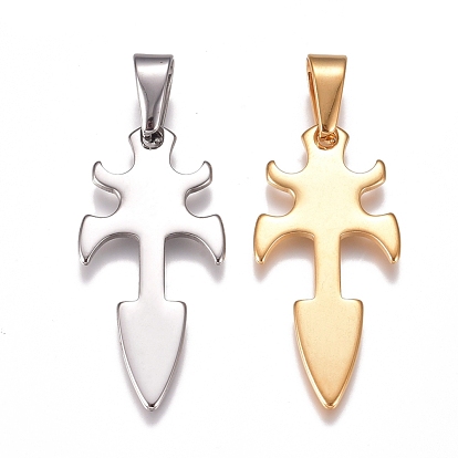 Pendentifs en acier inoxydable, flèche