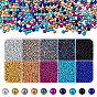 14450Pcs 10 Colors Opaque Beads, No Hole, Round