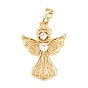 Латунные микро проложить кубического циркония подвески, ангельские прелести