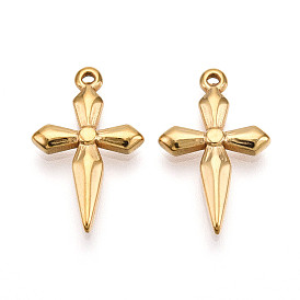 304 подвески из нержавеющей стали, ионное покрытие (ip), крест прелести