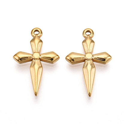 304 подвески из нержавеющей стали, ионное покрытие (ip), крест прелести