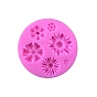 Flower DIY Silicone Fondant Molds, Resin Casting Molds, For UV Resin, Epoxy Resin Jewelry Making
