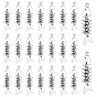 30Pcs Tibetan Style Alloy Pendants, Fishbone Charms