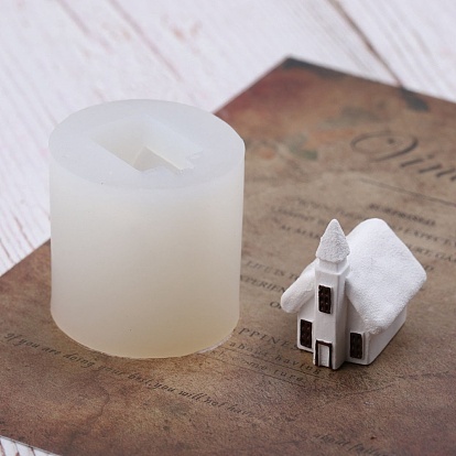 House DIY Candle Silicone Molds, Fondant Molds, Resin Casting Molds, For UV Resin, Epoxy Resin Jewelry Making