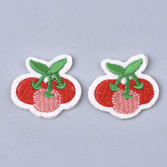Computerized Embroidery Cloth Iron On Patches, Costume Accessories, Appliques, Cherry