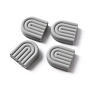 Food Grade Eco-Friendly Silicone Beads, Rainbow