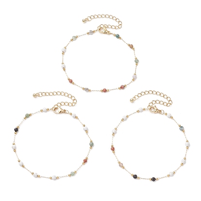 304 женские браслеты-сателлиты из нержавеющей стали, с подвеской