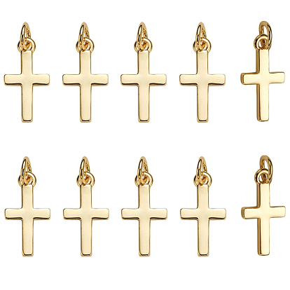 Латунные подвески, с целью перехода в кольце, крестик