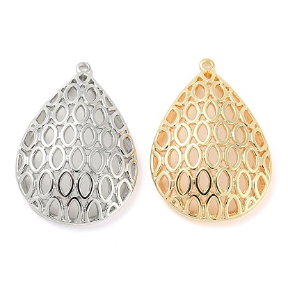 Стойки обшивки латунные подвески, без кадмия, без никеля и без свинца, полый шарм в форме слезы