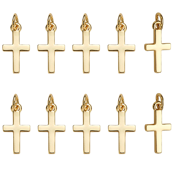 Латунные подвески, с целью перехода в кольце, крестик
