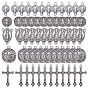 DIY Bracelet Making, with Tibetan Style Pendants, Beads, Links