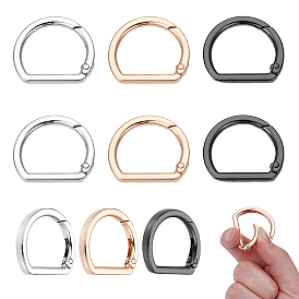 12шт 3 цвета сплава пружинные затворные кольца, г-образный