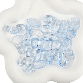 150шт. градиентные цветные прозрачные стеклянные бусины, разнообразные