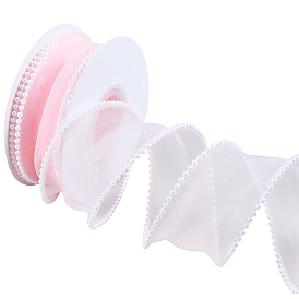 Отделка из полиэстера, с жемчужинами пресса