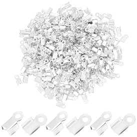 500 шт. Железные складные обжимные концы, загибаем концы шнура