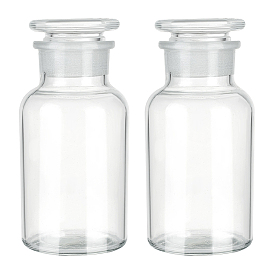 Стеклянные лабораторные бутылки для жидких реагентов, пустые бутылки