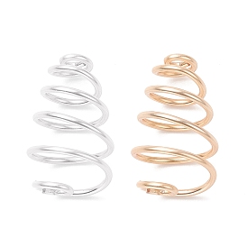 Brass Wire Pendants, Spiral Bead Cage Pendants