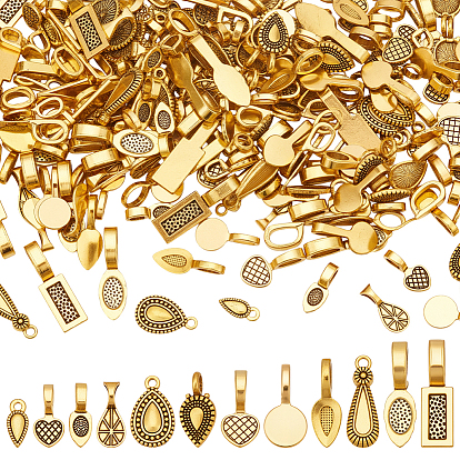 220 шт 10 стили сплава подвески в тибетском стиле