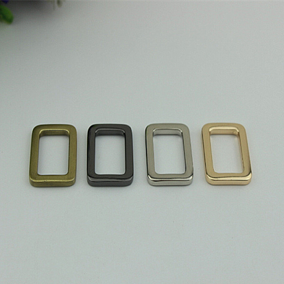 Zinc Alloy Buckle Ring, Webbing Belts Buckle, for Luggage Belt Craft DIY Accessories
