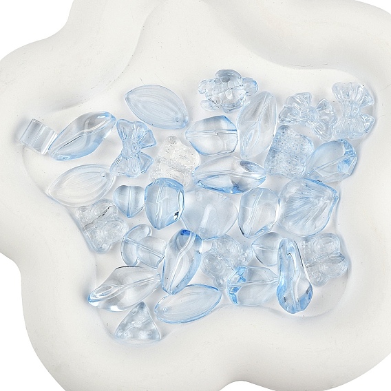 150шт. градиентные цветные прозрачные стеклянные бусины, разнообразные