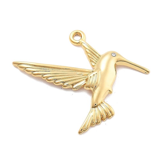 304 из нержавеющей стали горный хрусталь подвески, вакуумное покрытие pvd, птица