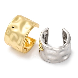 Латунные открытые манжеты с покрытием стойки, кованые широкие кольца для женщин, без свинца и без кадмия, долговечный