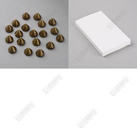 440pcs perles ABS, cône