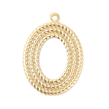 Латунные подвески, без кадмия, без никеля и без свинца, овальные