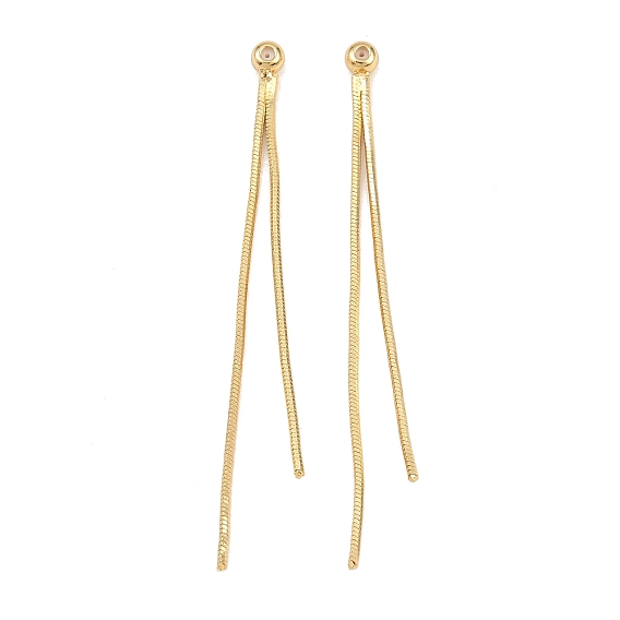 Латунные гайки для сережек, кисточка