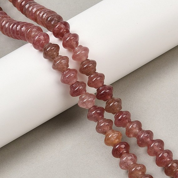 Природного кварца клубники нитей бисера, фонарь