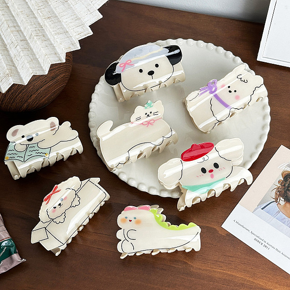 Акриловые коготь заколки, аксессуары для волос для женщин и девочек