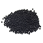 12/0 Grade A Round Glass Seed Beads, Opaque Frosted Style