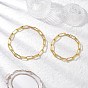 2Pcs 2 Styles Iron Paperclip Chain Pet Collars