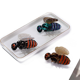 Cellulose Acetate(Resin) Claw Hair Clips, Bee