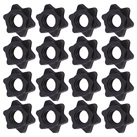 16шт. ПВХ гаек, поверхность оцинкованная, аппаратные аксессуары, шестиугольник