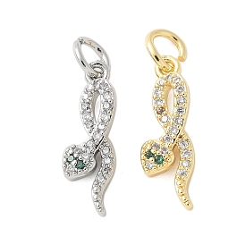 Латунные микро проложить кубического циркония подвески, без кадмия, без никеля и без свинца, змеиные чары, с целью перехода в кольце