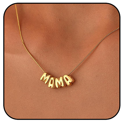Латунные подвески со словом мама на день матери