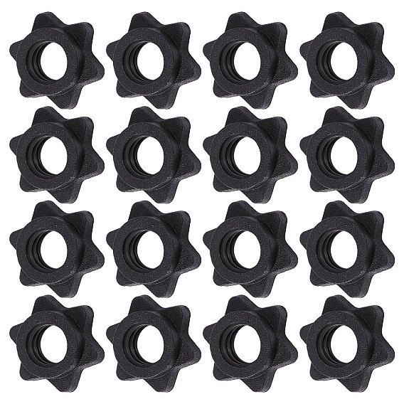 16шт. ПВХ гаек, поверхность оцинкованная, аппаратные аксессуары, шестиугольник