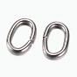 201 Stainless Steel Quick Link Connectors, Linking Rings, Oval
