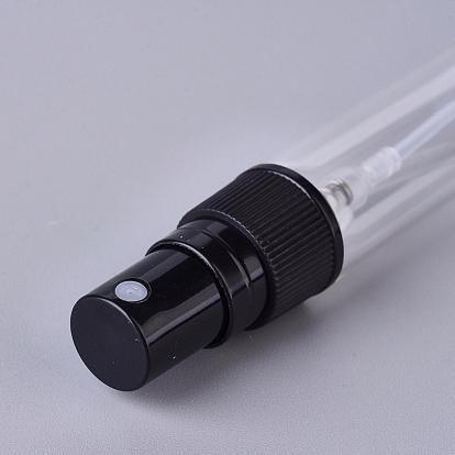 Mini Refillable Glass Spray Bottles, with Plastic Fine Mist Sprayer & Dust Cap, for Perfume, Essential Oil