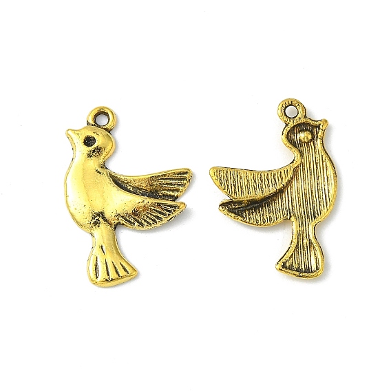 Подвески в тибетском стиле , без свинца и без кадмия, птица