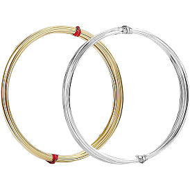 2шт 2 цвета латунная проволока, квадратный