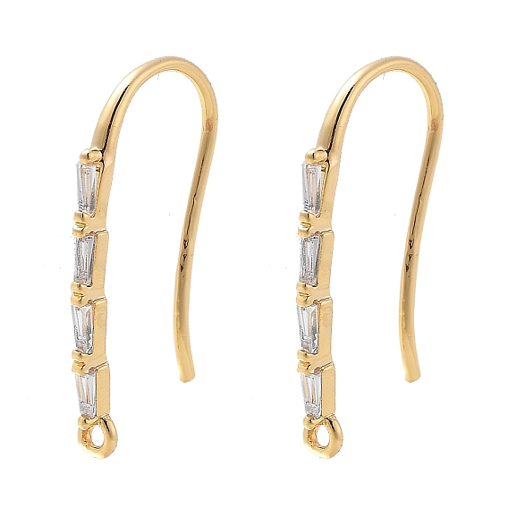 Латунные крючки для серьги из чистого циркония