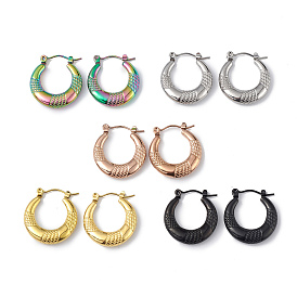 304 круглые серьги-кольца из нержавеющей стали для женщин