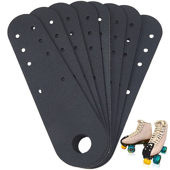 8шт. чехлы из искусственной кожи для роликовых коньков, защитные накладки на пальцы ног