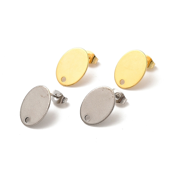 201 Выводы серьги из нержавеющей стали шпилька, с 304 штифтом и отверстием из нержавеющей стали и фрикционными ушными гайками, овальные