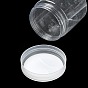 Plastic Bead Containers, Bead Jar with Screw Top Lid, Column