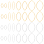 64шт 8 латунные соединительные кольца, долговечный, без кадмия и без свинца, лошадиный глаз 